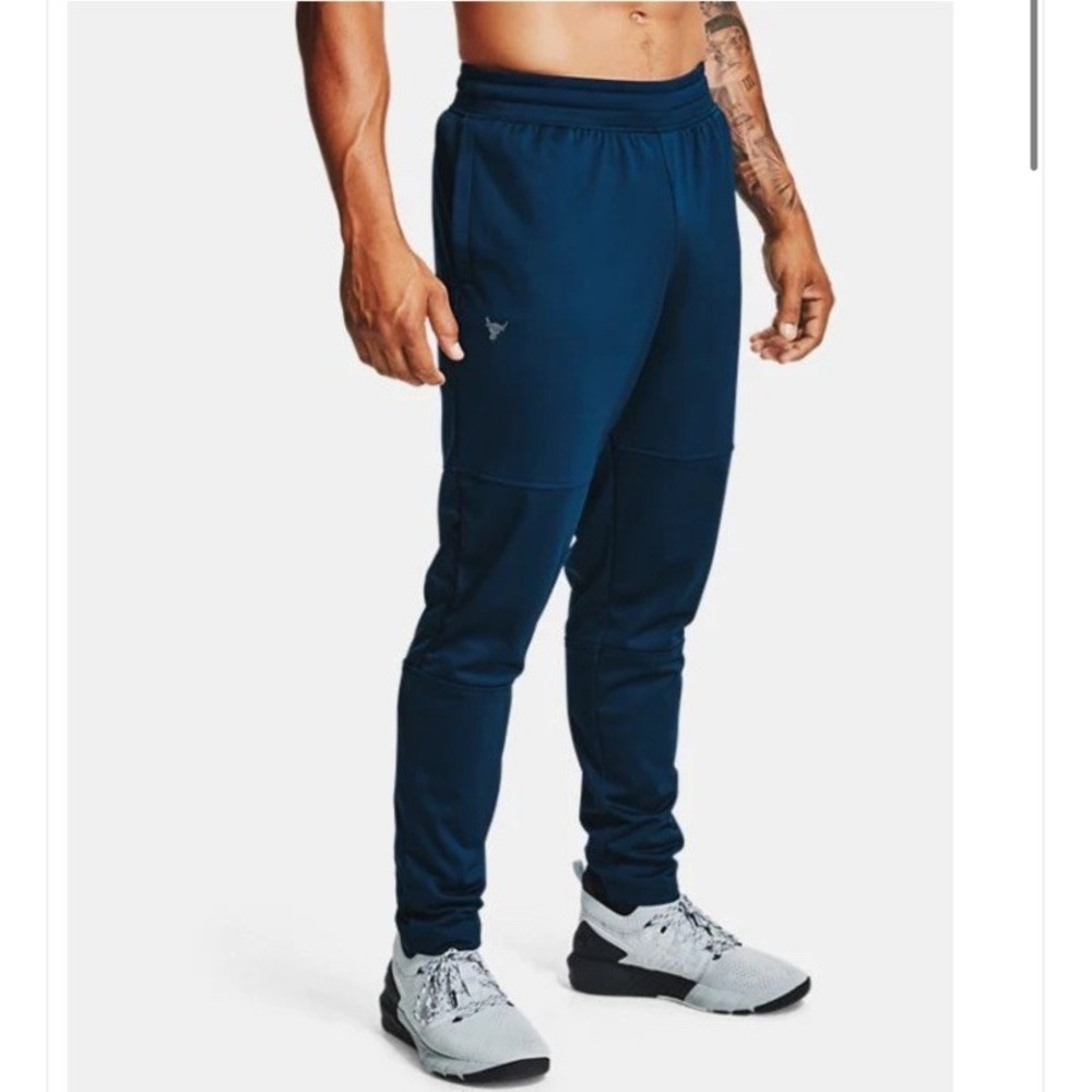 Under‎ Armour Men's  UA Project Rock Knit Track Pants 1357201-408 Men's Size XL